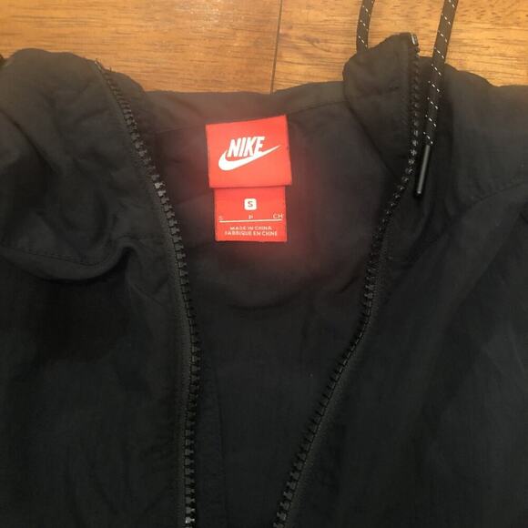 Nike Air Jacket Mens Small Hooded Anorak Air Max 97 Sportswear Vented Side Zips - Picture 7 of 15
